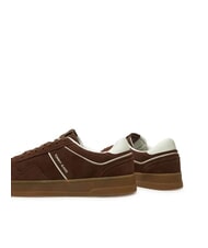 TOMMY HILFIGER THE GREENWICH Sneakers in pelle suede brown - Scarpe Uomo - 6