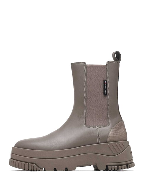 TH JEANS  Stivaletti alti in pelle grey - Scarpe Donna