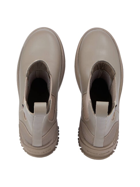 TH JEANS  Stivaletti alti in pelle grey - Scarpe Donna