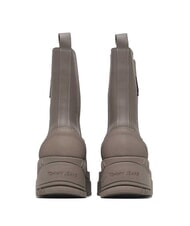 TOMMY HILFIGER TH JEANS  Stivaletti alti in pelle grey - Scarpe Donna - 6