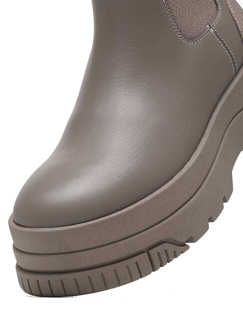 TH JEANS  Stivaletti alti in pelle grey - Scarpe Donna