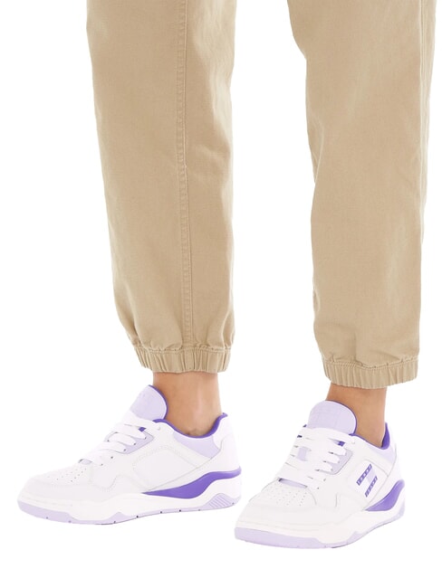 TJW NEW BASKET Sneakers in pelle purple - Scarpe Donna