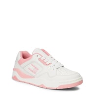 TOMMY HILFIGER TJW NEW BASKET Sneakers in pelle pink - Scarpe Donna - 3