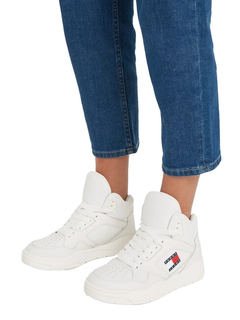 TJW NEW BASKET MC Sneakers in pelle ecru - Scarpe Donna