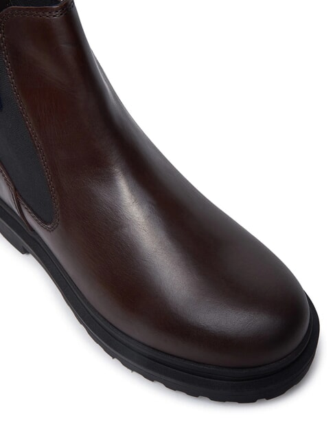 TOMMY JEANS CHELSEA LEATHER  Stivaletti in pelle brown - Scarpe Uomo