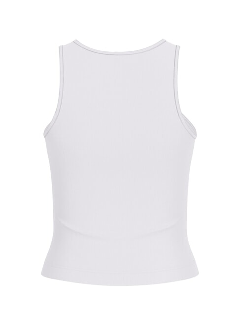 NEW SL ROUND GUENDALINA Canotta logo 4G strass purwhite - T-shirt e Top Donna