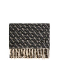 GUESS 4G LOGO Sciarpa sfrangiata NERO - Sciarpe - 3