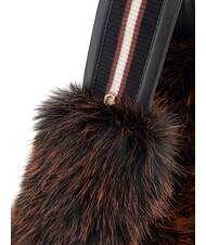 GUESS KATIA Borsa a spalla brown and black mult - Borse Donna - 3