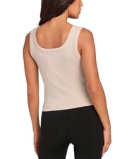 GUESS TRIANGLE PATCH Canotta smash taupe - T-shirt e Top Donna - 2