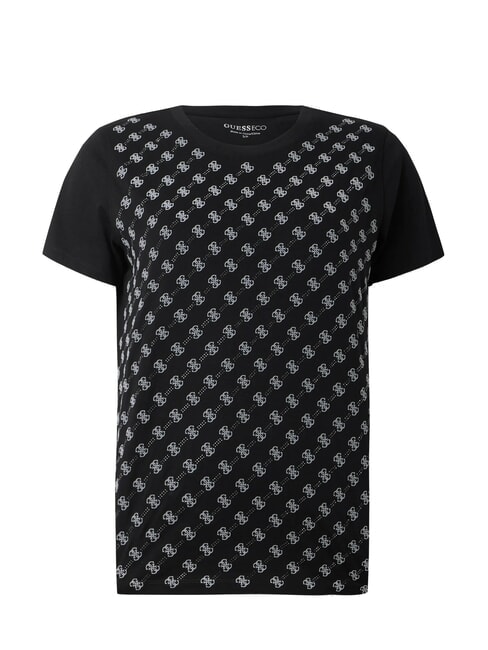 ALLOVER T-Shirt in cotone jetbla - T-shirt e Top Donna