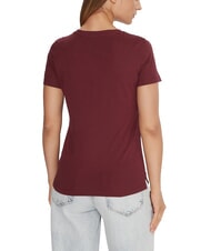 GUESS PEARLS LOVE TRIANGLE T-shirt con stampa e applicazioni red noir - T-shirt e Top Donna - 2