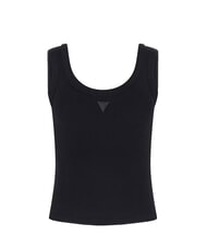GUESS TRIANGLE PATCH Canotta jetbla - T-shirt e Top Donna - 3