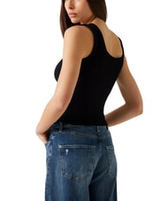 GUESS TRIANGLE PATCH Canotta jetbla - T-shirt e Top Donna - 2