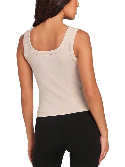 TRIANGLE PATCH Canotta smash taupe - T-shirt e Top Donna