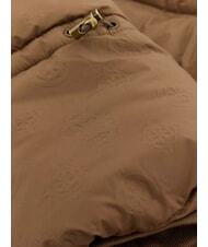 GUESS NEW DAISY Piumino con cappuccio washed taupe multi - Piumini Donna - 3