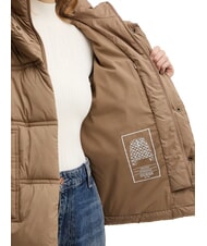 GUESS NEW DAISY Piumino con cappuccio washed taupe multi - Piumini Donna - 4