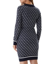 GUESS AUBREY Abito in maglia 4g blue and cream - Vestiti Donna - 2