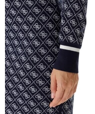 GUESS AUBREY Abito in maglia 4g blue and cream - Vestiti Donna - 4