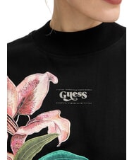 GUESS MOCK T-Shirt in cotone jetbla - T-shirt e Top Donna - 3