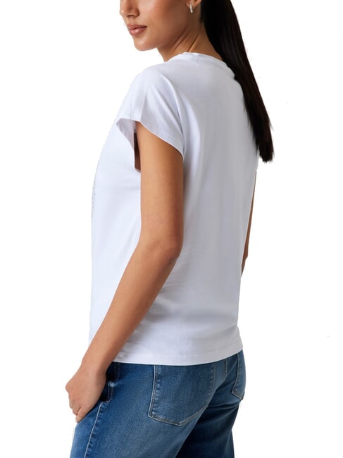 SHADED T-Shirt in cotone purwhite - T-shirt e Top Donna