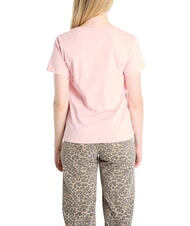 GUESS SS CN KRYSTAL TRIANGLE T-shirt manica corta borchie e strass pink pearl - T-shirt e Top Donna - 2