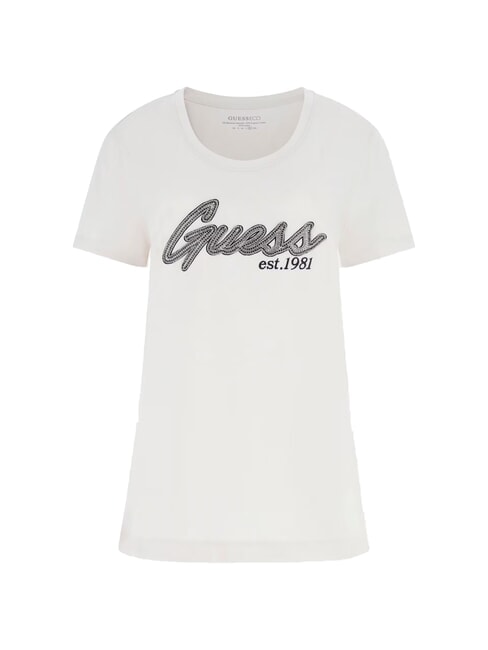 HOT FIX T-Shirt in cotone muted stone - T-shirt e Top Donna