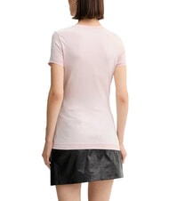 GUESS HOT FIX T-Shirt in cotone low key pink - T-shirt e Top Donna - 2
