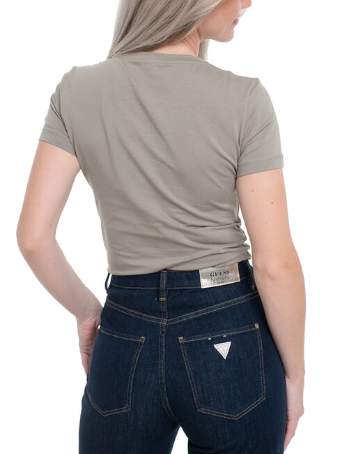 TRIANGLE FLOWERS T-shirt stretch con stampa sage leaf - T-shirt e Top Donna