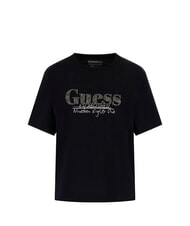 GUESS TOUR DATES T-Shirt in cotone jetbla - T-shirt e Top Donna - 4