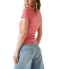 GUESS SS LOGO T-shirt a maniche corte corallo - T-shirt e Top Donna - 2