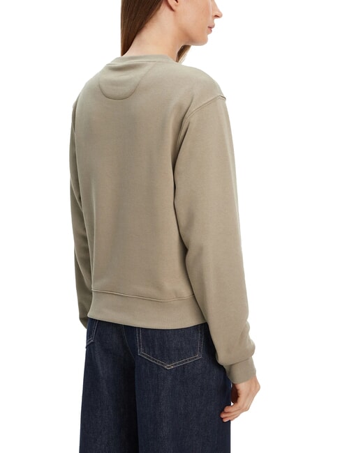 STUDDED LOVE Felpa girocollo con stampa a borchiette sage leaf - Felpe Donna