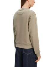 GUESS STUDDED LOVE Felpa girocollo con stampa a borchiette sage leaf - Felpe Donna - 2