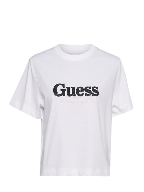 TOUR DATES T-Shirt in cotone purwhite - T-shirt e Top Donna