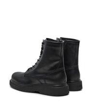 CALVIN KLEIN CK Stivaletti stringati in pelle ck black - Scarpe Uomo - 5
