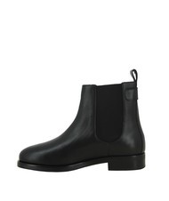 TOMMY HILFIGER STUD LOW CHELSEA Stivaletto in pelle NERO - Scarpe Donna - 3