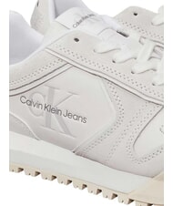 CALVIN KLEIN TOOTHY RUNNER Sneakers in pelle white - Scarpe Donna - 3
