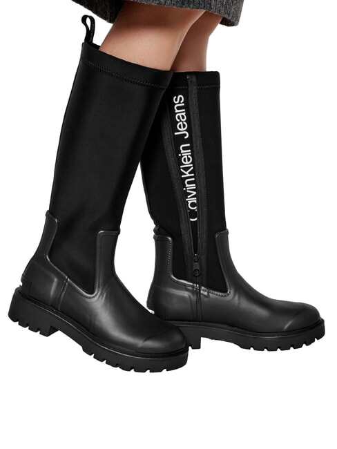 HIGH RAINBOOT Stivali alti in neoprene black - Scarpe Donna