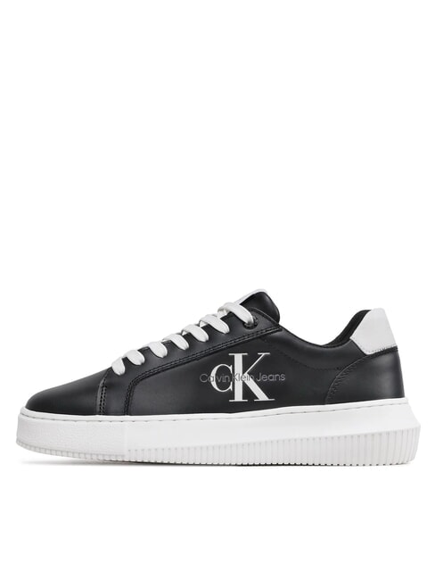 CK JEANS  Chunky Cupsole Sneakers in pelle black - Scarpe Donna