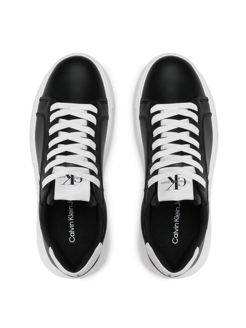 CK JEANS  Chunky Cupsole Sneakers in pelle black - Scarpe Donna