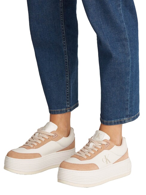 BOLD FLATF LOW LACE Sneakers white - Scarpe Donna