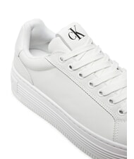 CALVIN KLEIN BOLD PLATF LOW Sneakers in pelle white - Scarpe Donna - 3