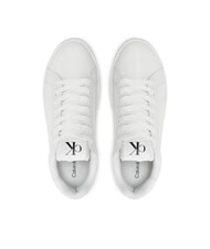 CALVIN KLEIN BOLD PLATF LOW Sneakers in pelle white - Scarpe Donna - 4