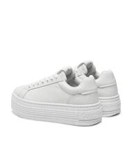 CALVIN KLEIN BOLD PLATF LOW Sneakers in pelle white - Scarpe Donna - 5