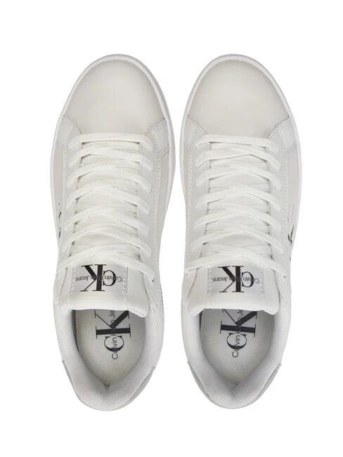 BOLD LOW LACE Sneakers platform in pelle white - Scarpe Donna
