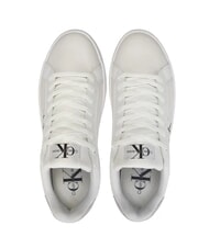 CALVIN KLEIN BOLD LOW LACE Sneakers platform in pelle white - Scarpe Donna - 5