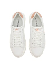 CALVIN KLEIN CK JEANS  Chunky Cupsole Sneakers in pelle white - Scarpe Donna - 3