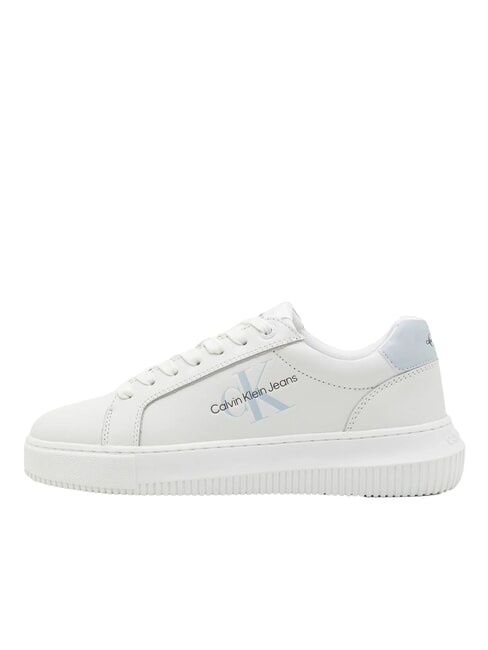 CK JEANS  Chunky Cupsole Sneakers in pelle white - Scarpe Donna