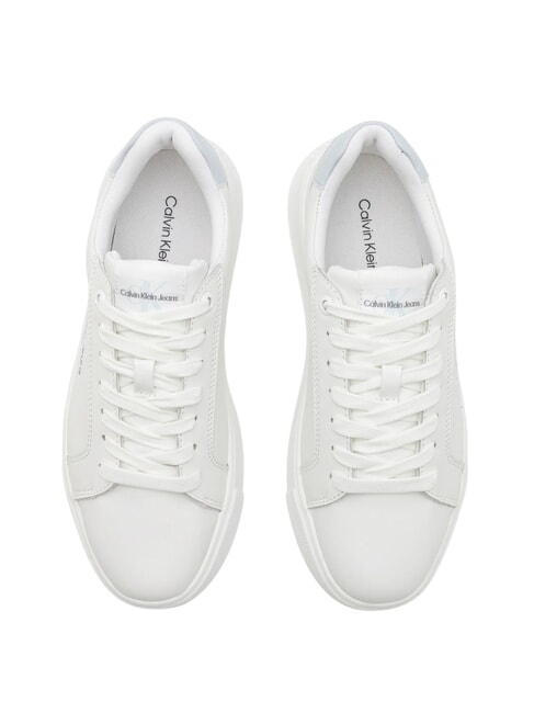 CK JEANS  Chunky Cupsole Sneakers in pelle white - Scarpe Donna