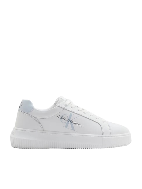 CK JEANS  Chunky Cupsole Sneakers in pelle white - Scarpe Donna
