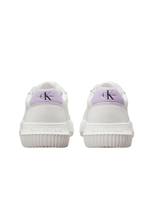 CK JEANS  Chunky Cupsole Sneakers in pelle white - Scarpe Donna